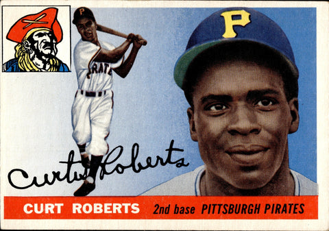 1955 Curt Roberts Topps #107 Pittsburgh Pirates BV $25