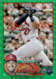 2023 Ivan Herrera Topps Chrome GREEN WAVE REFRACTOR ROOKIE 18/99 RC #177 St. Louis Cardinals