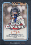 2024 Topps Chrome Football Blaster, Box