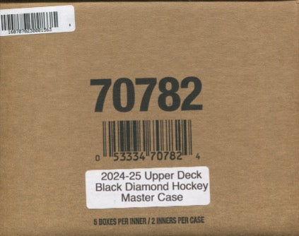 2024-25 Upper Deck Black Diamond Hockey Hobby, 10 Box Master Case