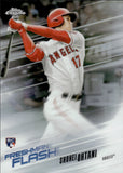 2018 Shohei Ohtani Topps Chrome FRESHMAN FLASH ROOKIE RC #FF-1 Anaheim Angels