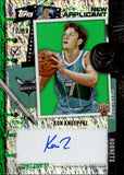 2025-26 Kon Knueppel Topps GREEN HOLO FOIL NEW APPLICANTS ROOKIE AUTO 72/99 AUTOGRAPH RC #NA-KK Charlotte Hornets