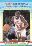 1998-99 Michael Jordan Fleer SUPER STAR STICKER #7 Chicago Bulls