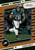 2024 Saquon Barkley Panini Absolute ORANGE MOSAIC 77/299 #85 Philadelphia Eagles
