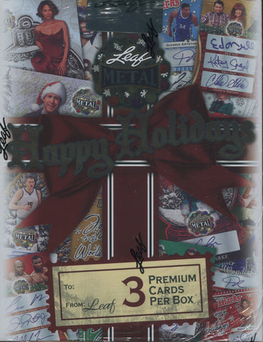2025 Leaf Metal Happy Holidays, Box *RELEASES 12/12*