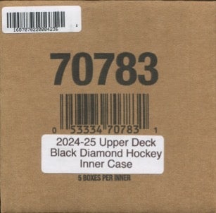 2024-25 Upper Deck Black Diamond Hockey Hobby, 5 Box Inner Case