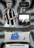 2024-25 Teun Koopmeiners Panini Select Serie A AUTOGRAPH MATERIAL JERSEY PRIZM #AM-TK Juventus
