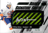 2023-24 William Dufour Upper Deck Engrained ROOKIE SIGNATURE SHOTS GREEN STICK AUTO 72/75 RC AUTOGRAPH #RSS-DU New York Islanders