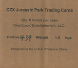 Cryptozoic CZX Jurassic Park Hobby Hobby, 6 Box Case