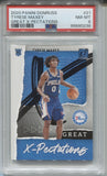 2020-21 Tyrese Maxey Panini Donruss ROOKIE GREAT X-PECTATIONS RC PSA 8 #21 Philadelphia 76ers 0238