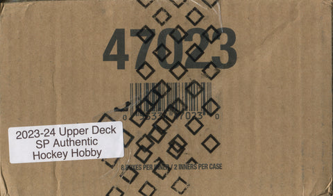 2023-24 Upper Deck SP Authentic Hockey Hobby, 16 Box Master Case