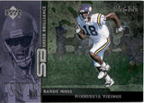 1998 Randy Moss Upper Deck Black Diamond SHEER BRILLIANCE ROOKIE 730/1800 RC #B26 Minnesota Vikings