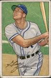 1952 Gus Zernial Bowman #82 Philadelphia Athletics BV$25