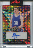 2022 Kyle Filipowski Leaf Exotic ROOKIE PARROT AUTO 3/5 AUTOGRAPH #BA-KF1 Utah Jazz