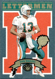 1997 Dan Marino Donruss Leaf LETTERMEN 394/1000 #3 Miami Dolphins
