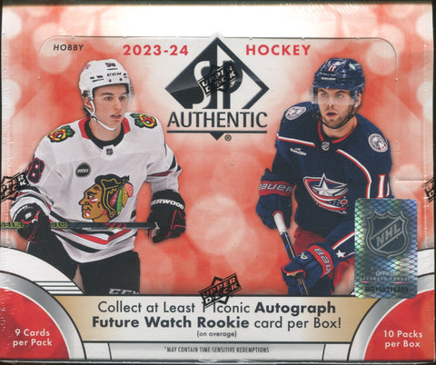 2023-24 Upper Deck SP Authentic Hockey Hobby, Box
