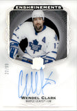 2021-22 Wendel Clark Upper Deck The Cup ENSHRINEMENTS AUTOGRAPH 22/99 AUTO #E-WC Toronto Maple Leafs