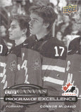 2025-26 Connor McDavid Upper Deck SERIES TWO UD CANVAS BLACK & WHITE PROGRAM OF EXCELLENCE #C-260 Edmonton Oilers Team Canada