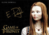 2022 Eline Powell as Bianca Rittenhouse Game of Thrones The Complete Series VOLUME 2 GOLD AUTO AUTOGRAPH #_ELPO