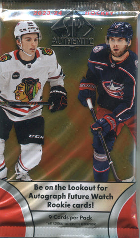 2023-24 Upper Deck SP Authentic Hockey Hobby, Pack