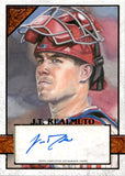 2020 J.T. Realmuto Topps Gallery AUTOGRAPH ORANGE 20/25 AUTO #78 Philadelphia Phillies