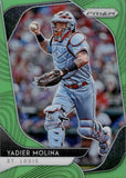 2020 Yadier Molina Panini Prizm LIME GREEN PRIZM 101/125 #152 St. Louis Cardinals
