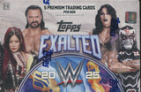 2025 Topps WWE Exalted Hobby, 10 Box Case