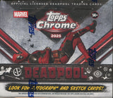 2025 Topps Chrome Marvel Deadpool Hobby, Box