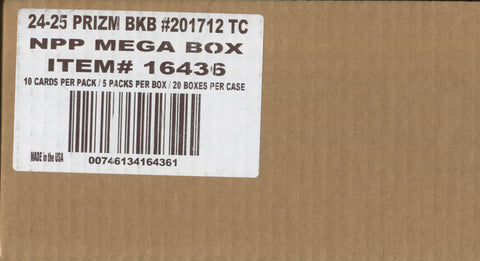 2024-25 Panini Prizm Basketball, 20 Mega Box (PINK ICE) Case