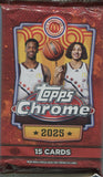 2025 Topps Chrome McDonald's All American Basketball Hobby, Pack