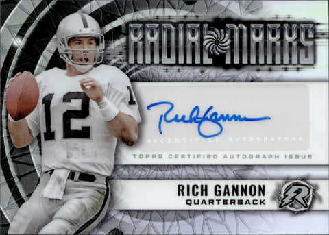 2024 Rich Gannon Topps Resurgence RADIAL MARKS AUTOGRAPH AUTO #RM-RGA Oakland Raiders