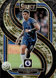 2024-25 Enzo Fernandez Panini Select Premier League #184 088/150 GREEN CAMO PRIZM MEZZANINE CHELSEA