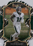 2020 Jalen Reagor Panini Select CONCOURSE ZEBRA PRIZM DIE-CUT ROOKIE RC #68 Philadelphia Eagles