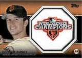 2013 Buster Posey Topps COMMEMORATIVE PATCH CARD #CP-49 San Francisco Giants
