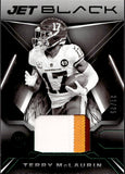 2021 Terry McLaurin Panini Black JET BLACK MATERIALS PATCH 22/25 #JBM-TM Washington Commanders