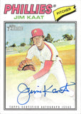 2026 Jim Kaat Topps Heritage REAL ONE AUTOGRAPH AUTO #ROA-JK Philadelphia Phillies