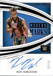 2022 Kofi Kingston Panini Immaculate Collection WWE MODERN MARKS AUTO 03/99 AUTOGRAPH #MM-KKG Friday Night Smackdown