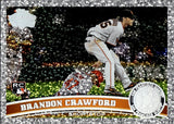 2011 Brandon Crawford Topps DIAMOND ANNIVERSARY ROOKIE RC #US234 San Francisco Giants