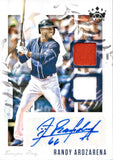 2020 Randy Arozarena Panini Diamond Kings DUAL MATERIALS JERSEY AUTOGRAPH AUTO #DKMS-RA Tampa Bay Rays