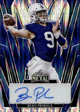 2024 Beau Pribula Leaf Metal BLUE PULSAR AUTOGRAPH 4/4 AUTO #BA-BP1 Penn State Nittany Lions