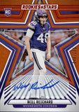 2024 Will Reichard Panini Rookies & Stars ROOKIE AUTOGRAPH ORANGE 48/199 RC AUTO #197 Minnesota Vikings