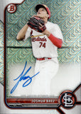 2022 Joshua Baez Bowman Chrome MEGA MOJO REFRACTOR AUTOGRAPH AUTO #BCMA-JB St. Louis Cardinals