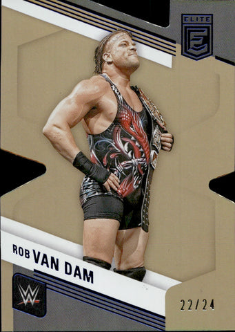 2023 Rob Van Dam Donruss Elite BLUE DIE CUT SP 22/24 #121 WWE HOF