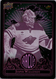 2024-25 Jesper Wallstedt Upper Deck Extended Series ORACLES PINK ROOKIE RC #O-56 Minnesota Wild