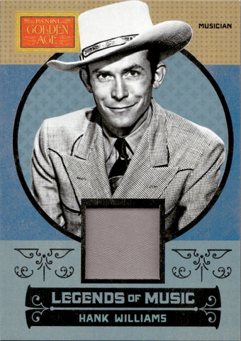 2014 Hank Williams Panini Golden Age LEGENDS OF MUSIC AUTHENTIC SHIRT RELIC #1 Country Music Legend