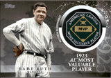 2023 Babe Ruth Topps UPDATE SERIES AL MVP AWARD WINNER COMMEMORATIVE MEDALLION #MVP-BR New York Yankees
