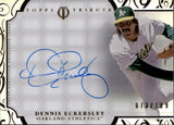2015 Dennis Eckersley Topps Tribute AUTOGRAPH 73/189 AUTO #TA-DE Oakland A's *SEE AUTO*
