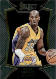 2014-15 Kobe Bryant Panini Select #20 Los Angeles Lakers 3