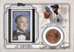 2016 CC Sabathia Topps WORLD CHAMPION COIN AND STAMPS PENNY 46/50 RELIC #WCCS-CS New York Yankees