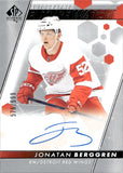 2022-23 Jonatan Berggren Upper Deck SP Authentic FUTURE WATCH AUTOGRAPH ROOKIE 576/999 AUTO RC #171 Detroit Red Wings
